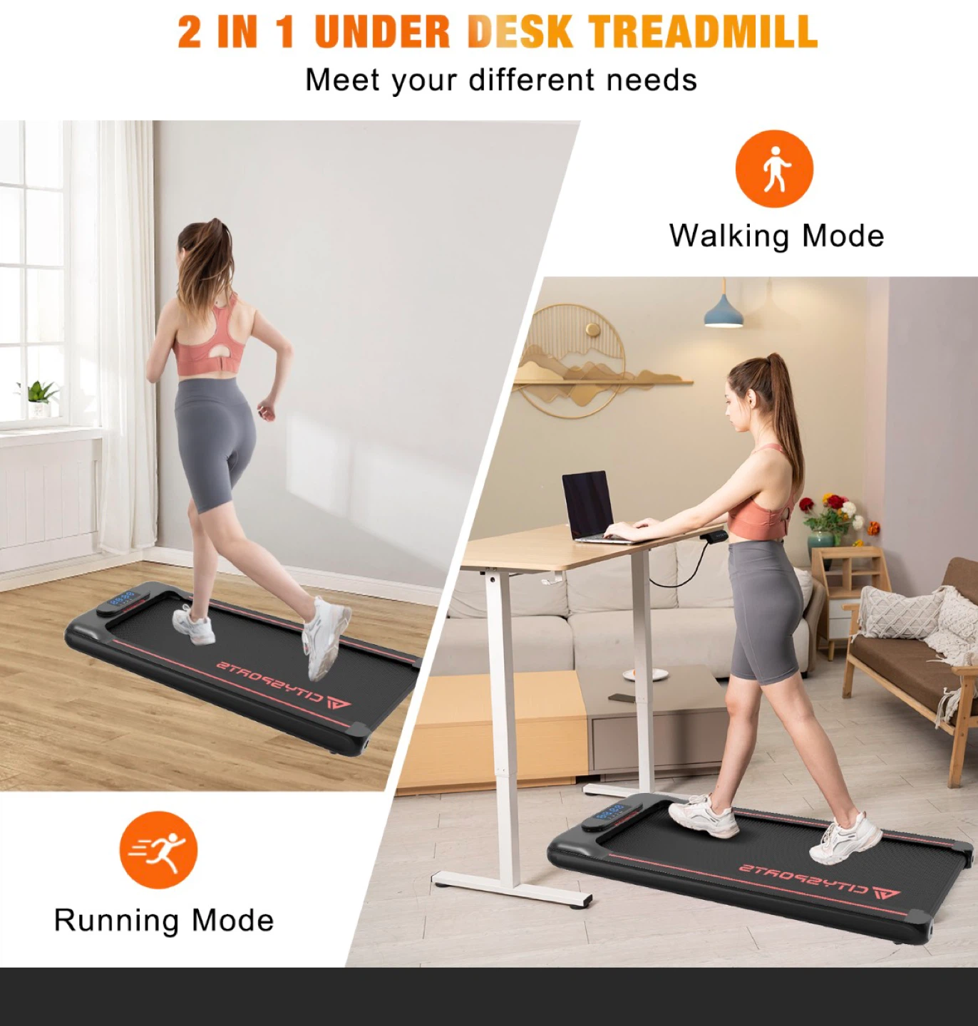 CITYSPORTS Under Desk Treadmill - photo 3