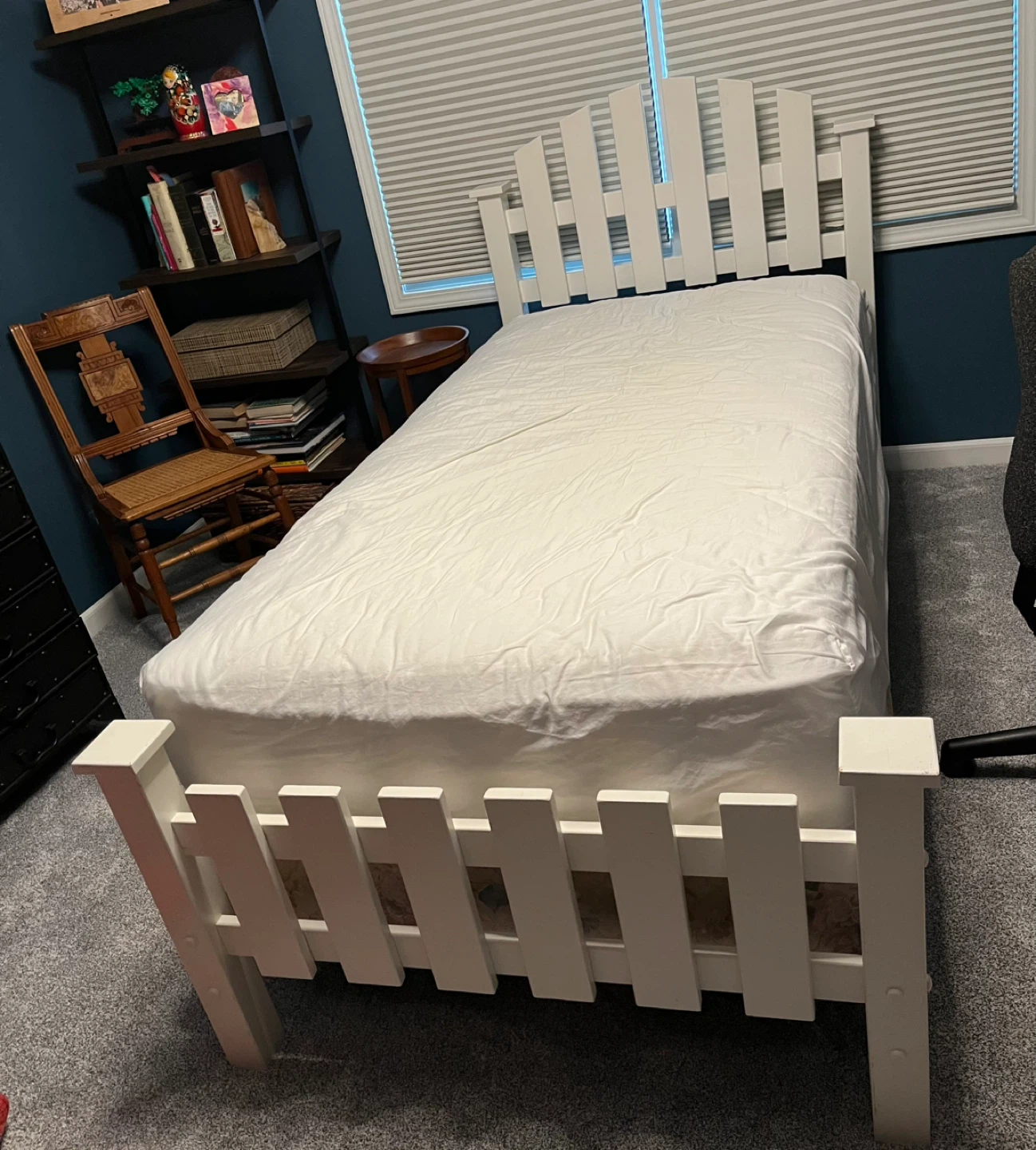White Twin Bed Frame