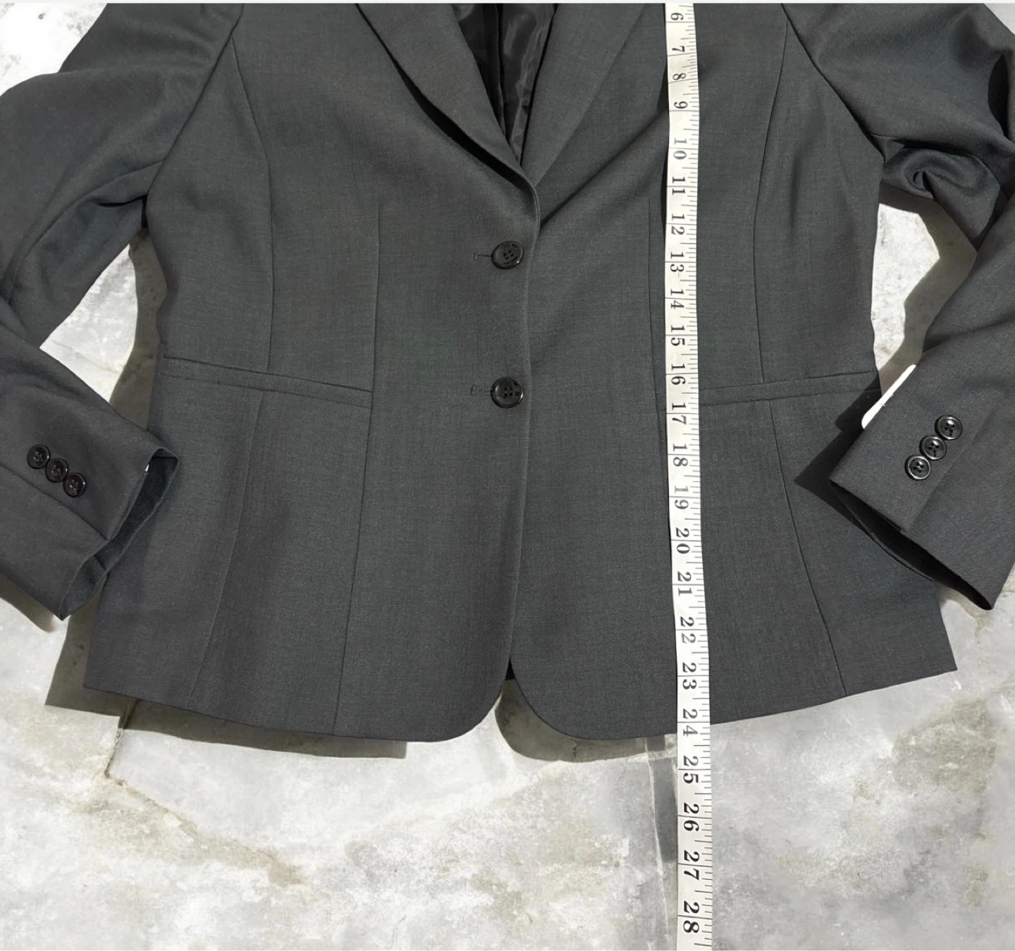 Edwards Signature Women's Gray Blazer Size 10R - photo 2