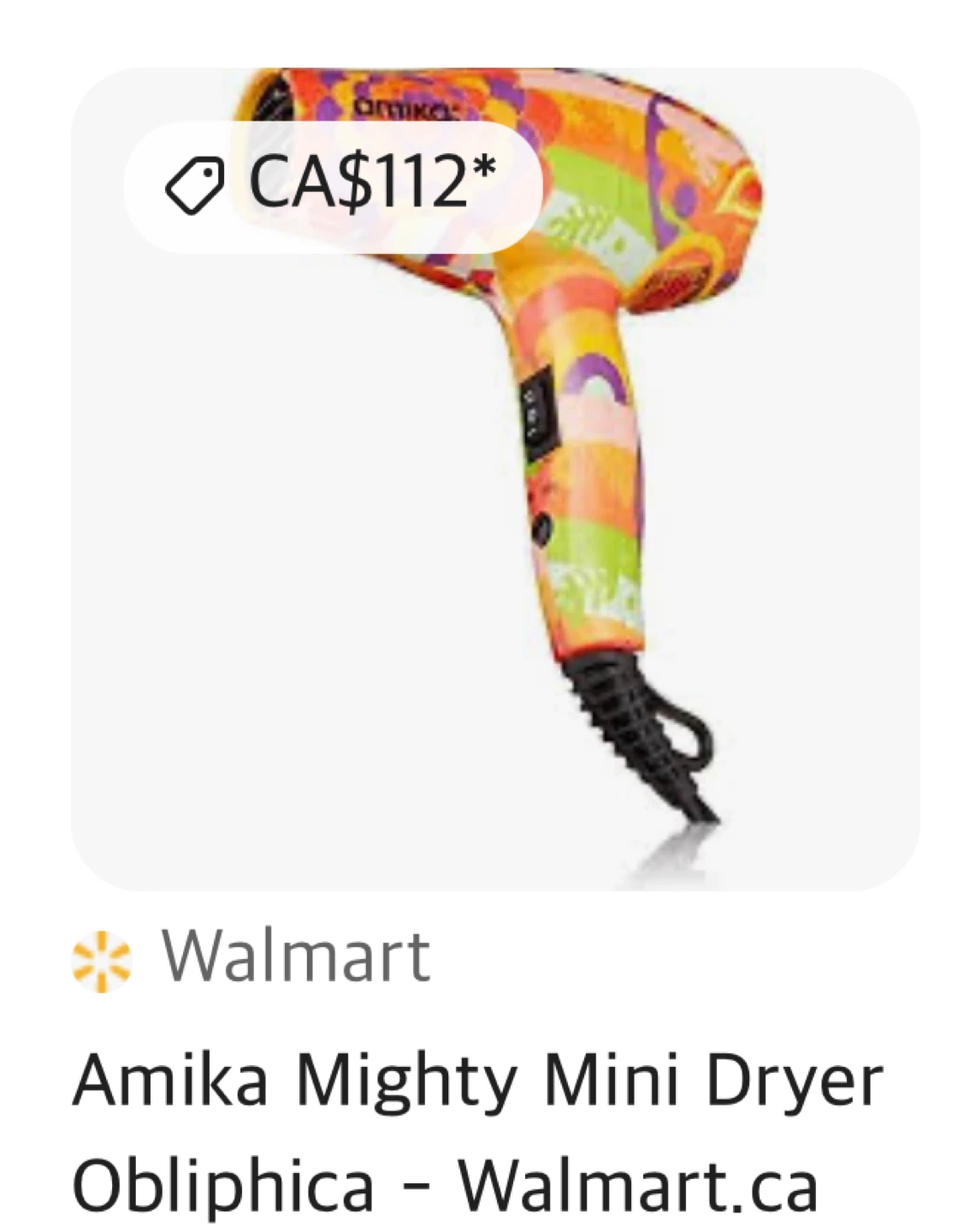 Amika Hair Dryer with Travel Case - photo 4
