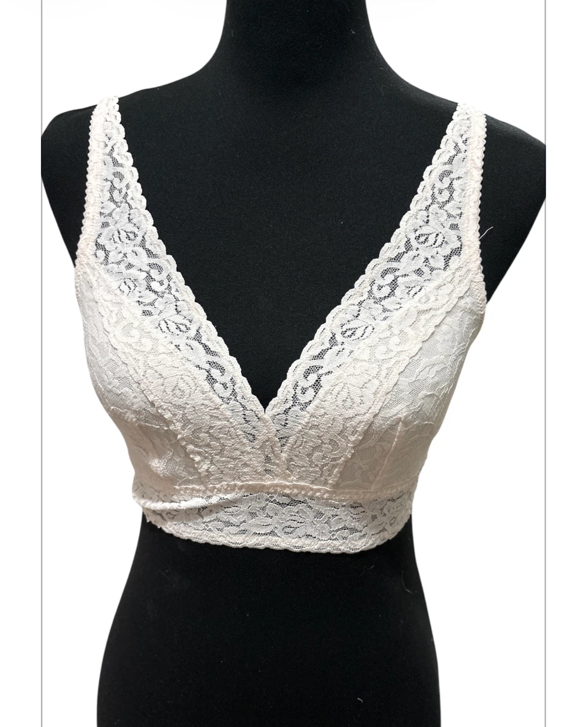 Telina Women's Lace Bralette - Cream, Size M/M