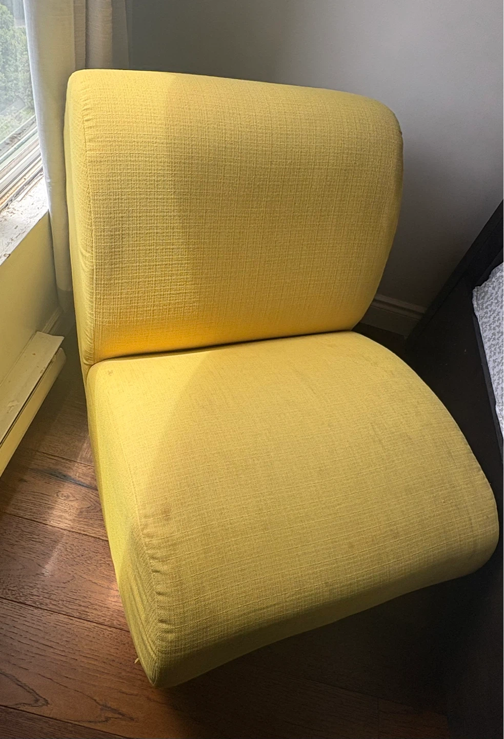 Yellow  Rocking accent Chair - photo 3