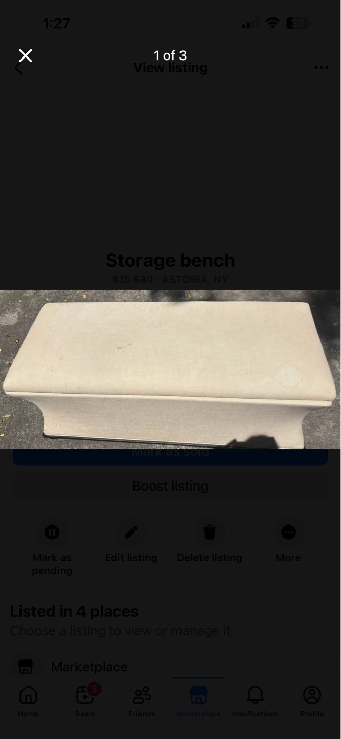 Storage Bench Ottoman