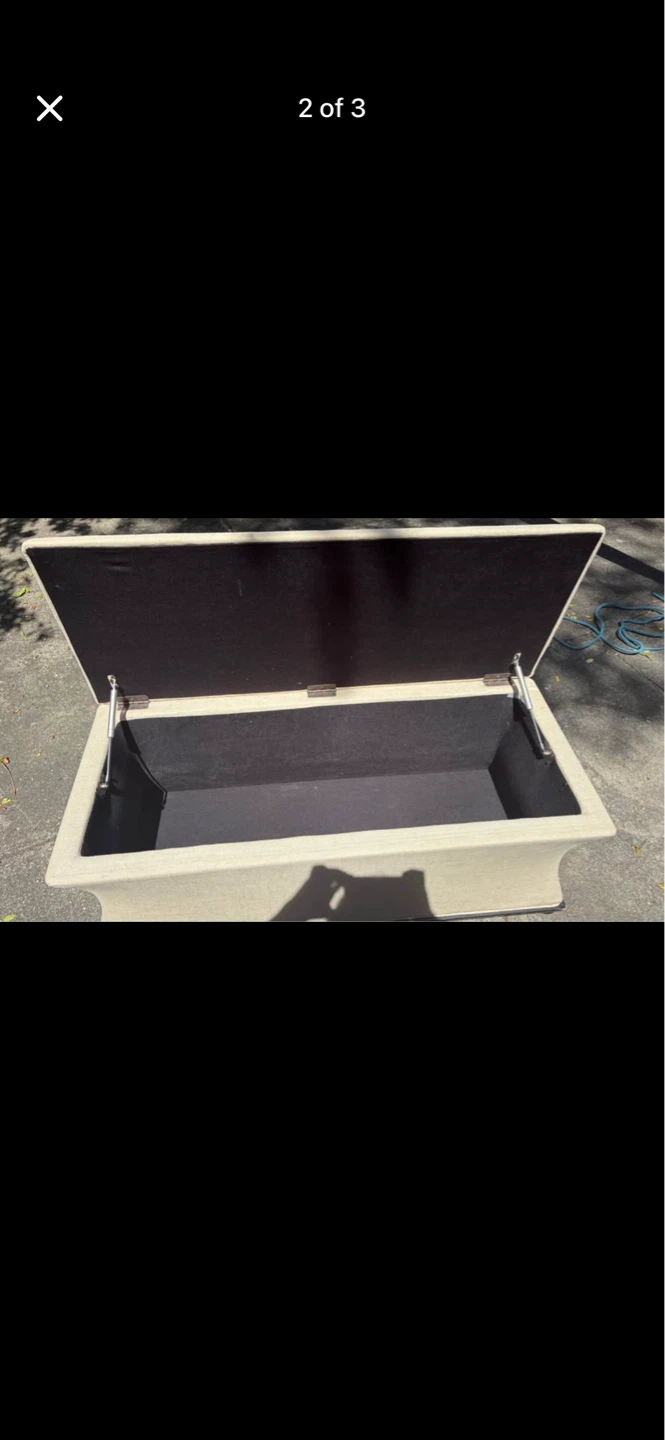 Storage Bench Ottoman - photo 2