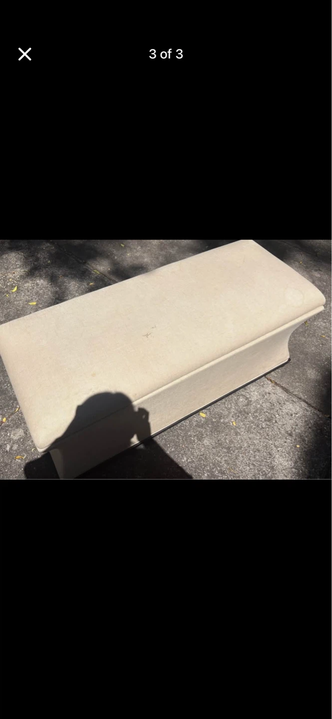 Storage Bench Ottoman - photo 3