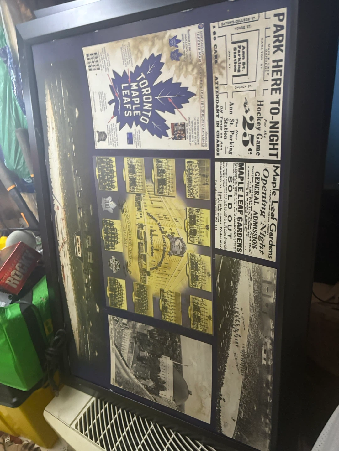 Toronto Maple Leafs "Glory Years" Memorabilia Collage - photo 2