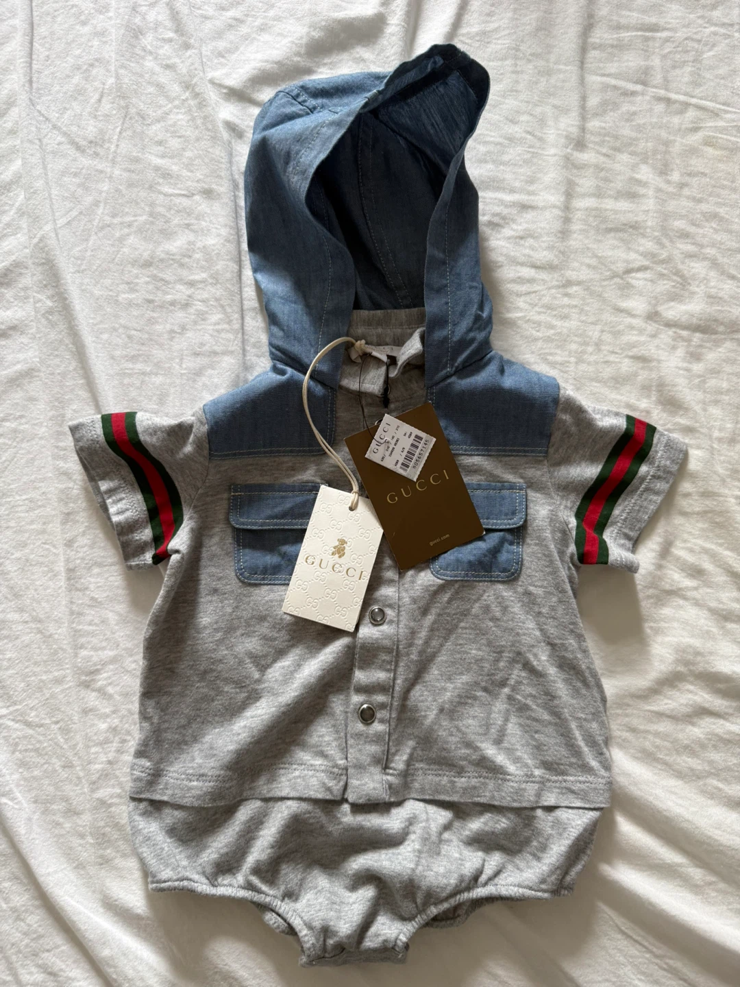 Gucci Baby Romper Size 6/9 Months