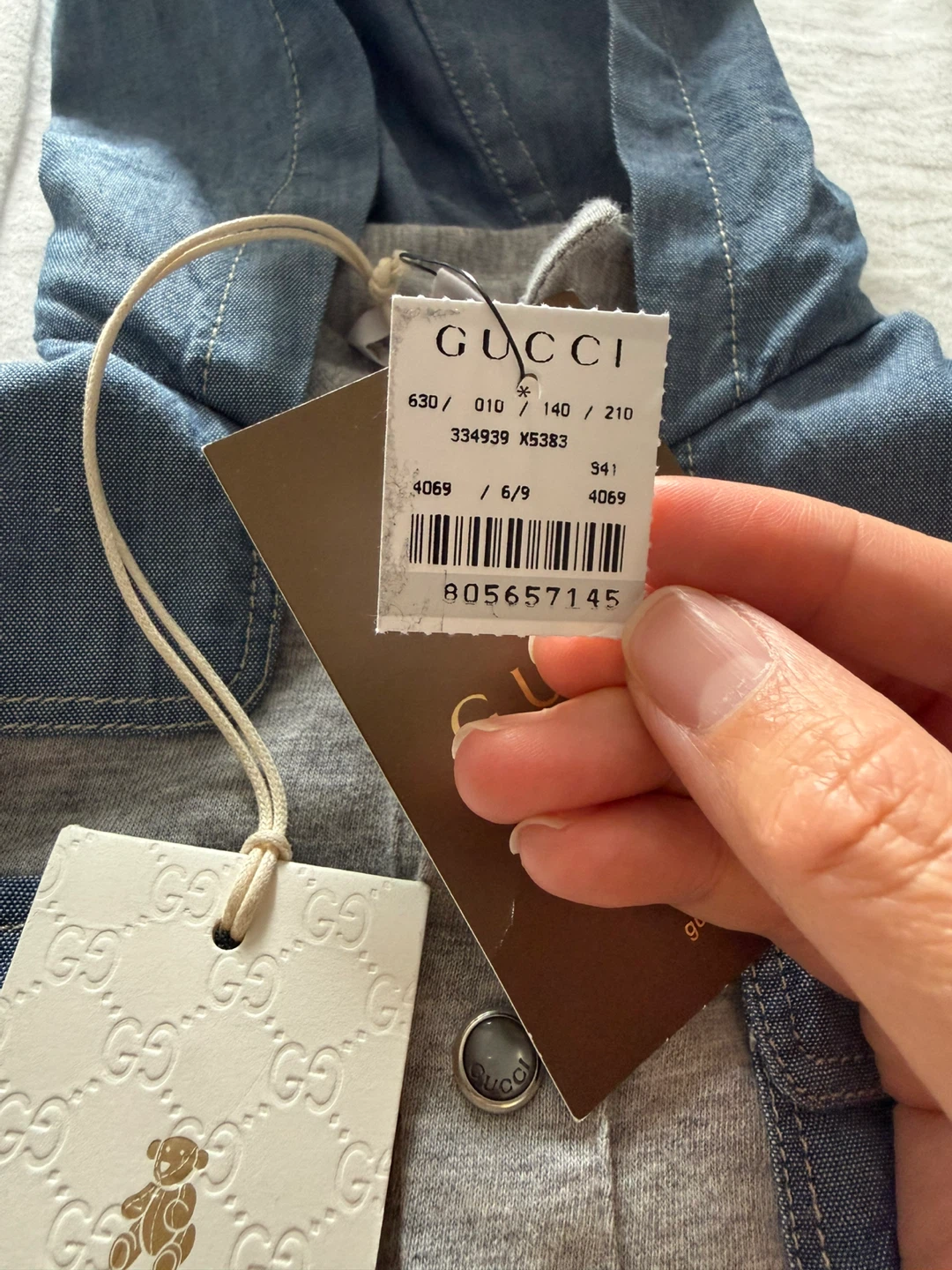 Gucci Baby Romper Size 6/9 Months - photo 2