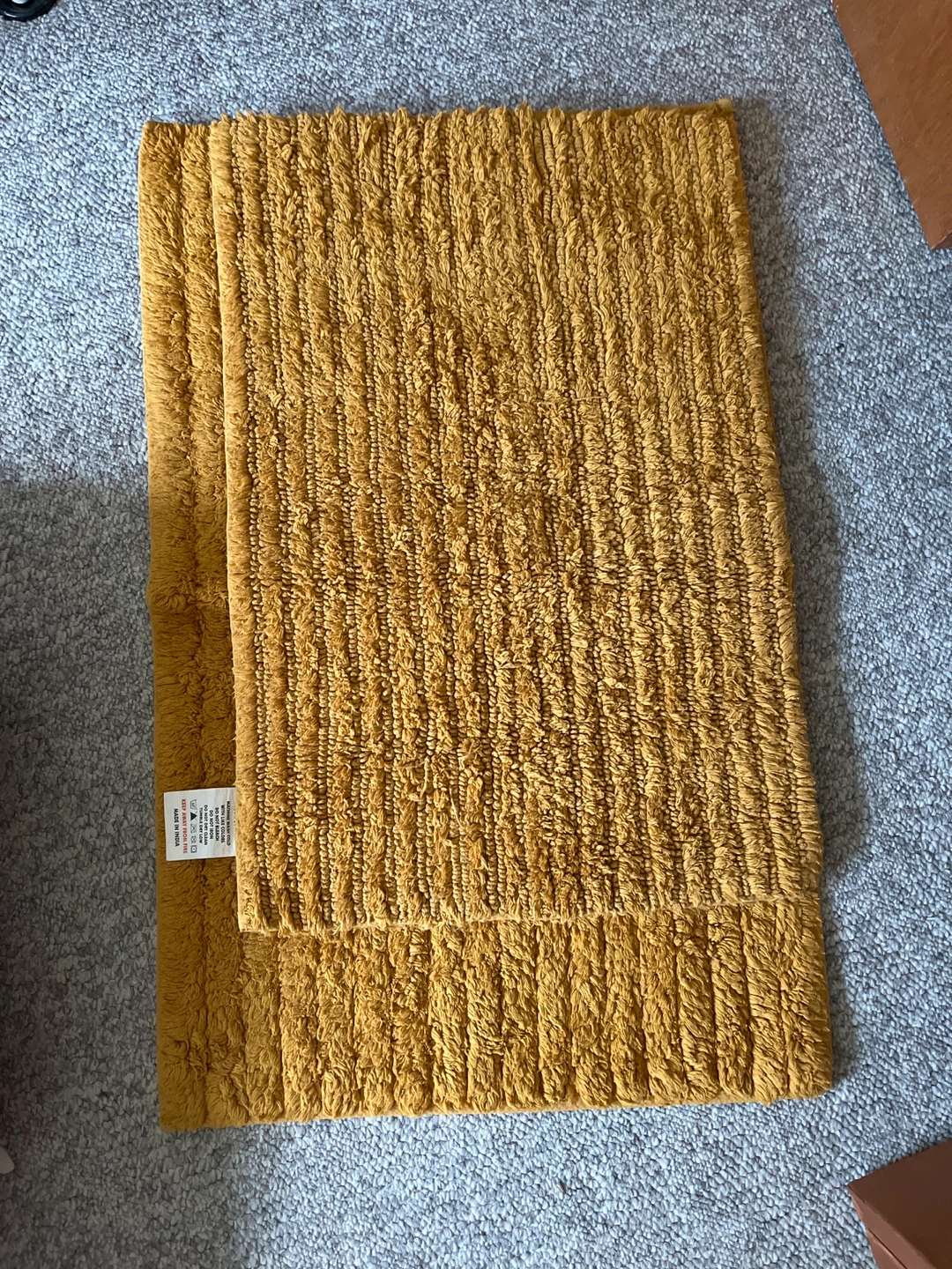 Yellow Terry Bath Mat - photo 4