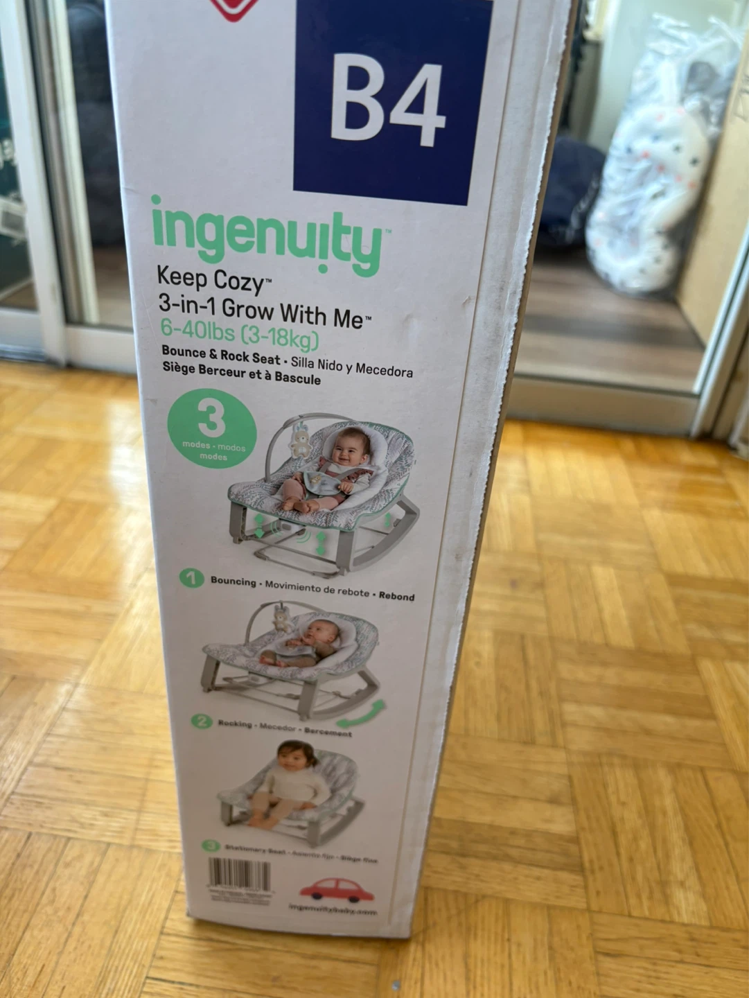 Ingenuity Keep Cozy 3-in-1 Grow With Me Bounce & Rock Seat - photo 2