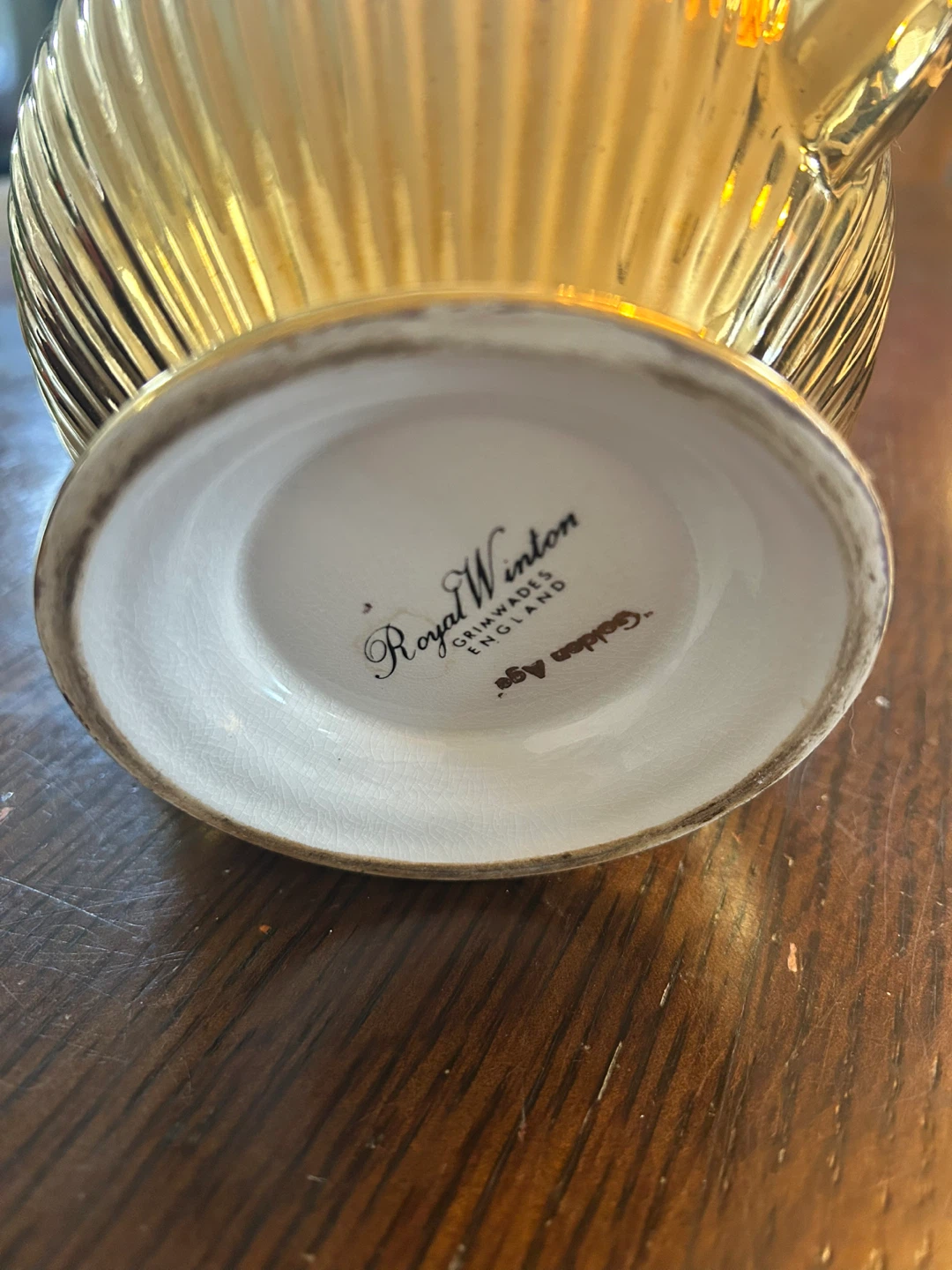 Royal Winton Golden Age Teapot - photo 2