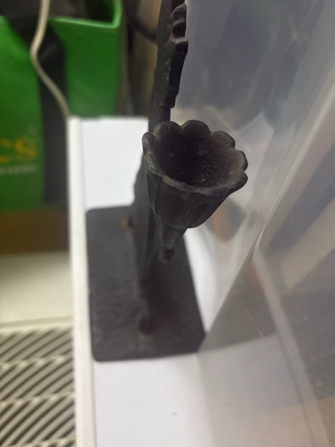 Vintage Cast Iron Candlestick Holder - photo 2