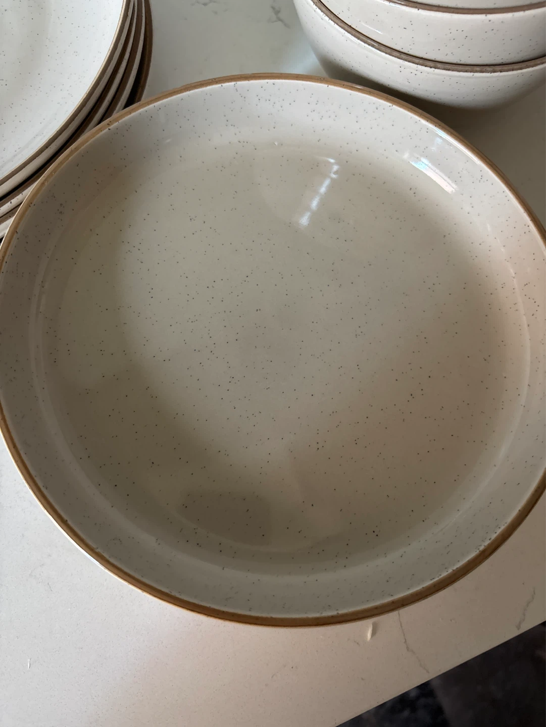 Speckled Ceramic Dinnerware Set - photo 3