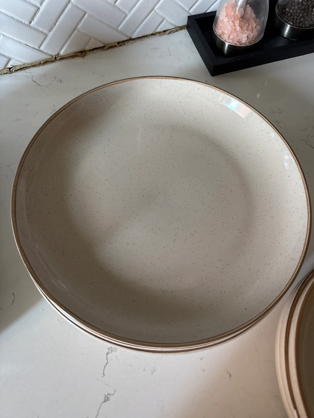 Speckled Ceramic Dinnerware Set - photo 2