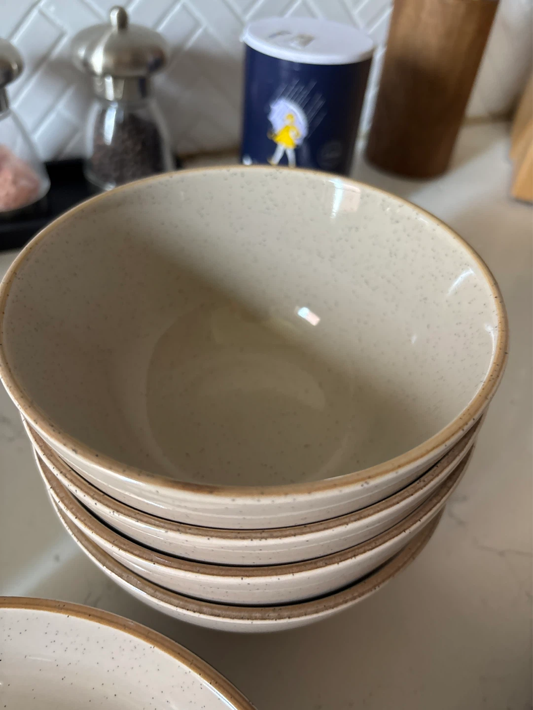 Speckled Ceramic Dinnerware Set - photo 4