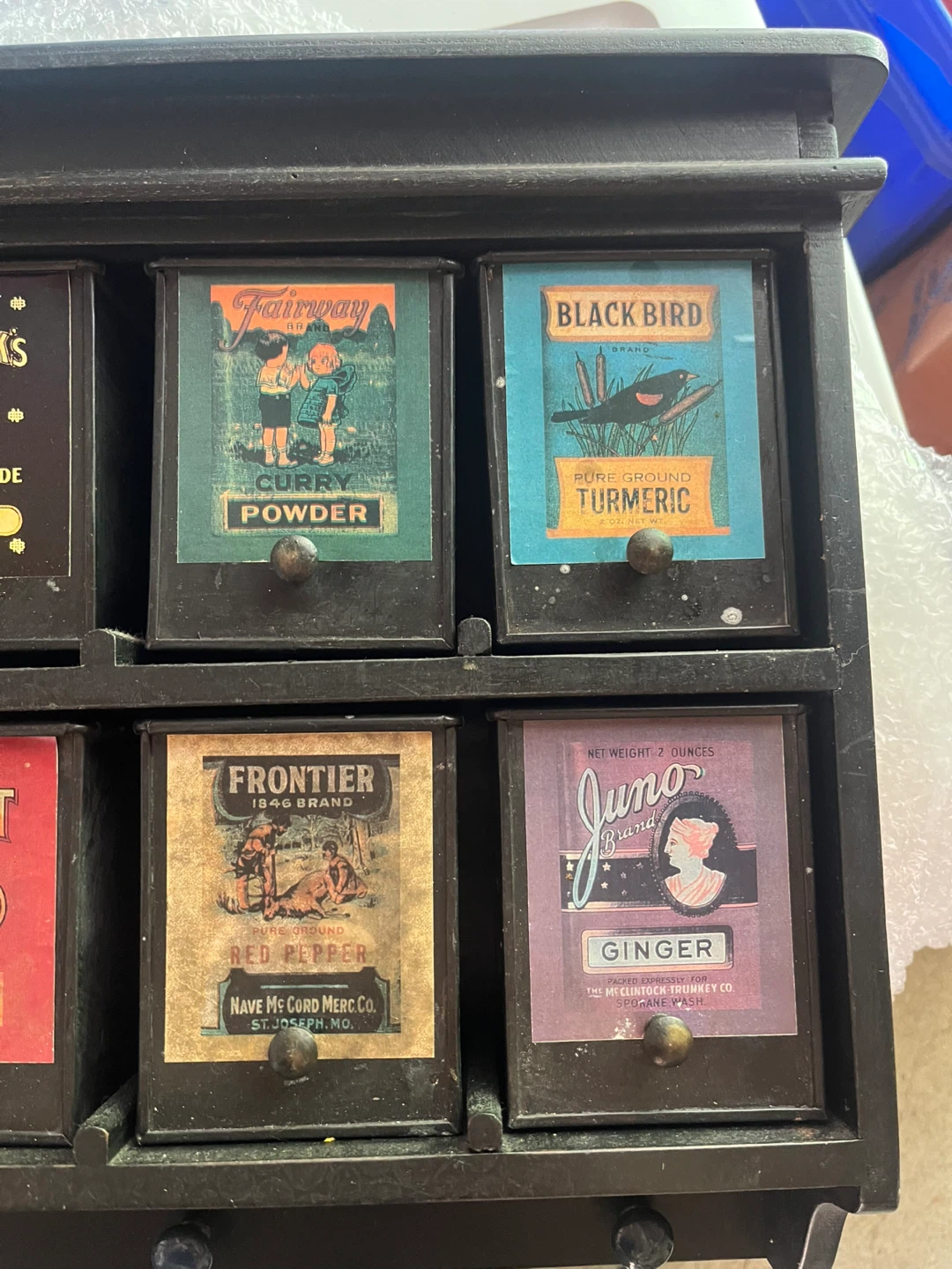 Vintage Spice Drawer Organizer - photo 3