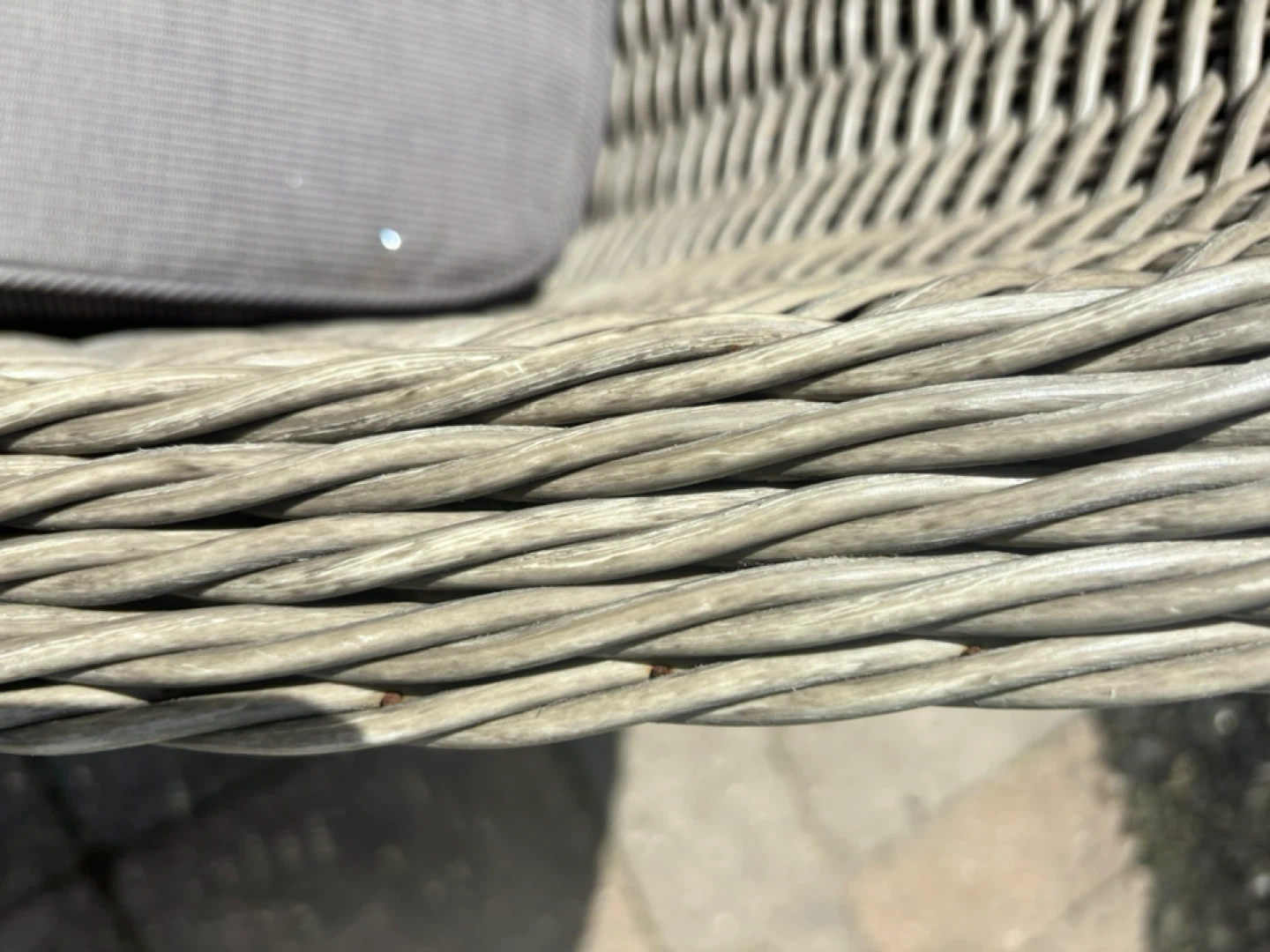 wicker resin outdoor chairs - photo 5
