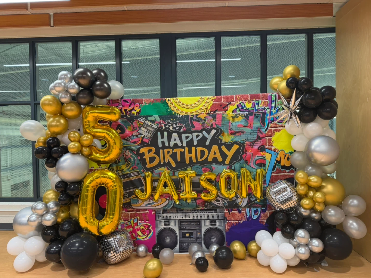Happy 50th Birthday  Balloon Decor Set