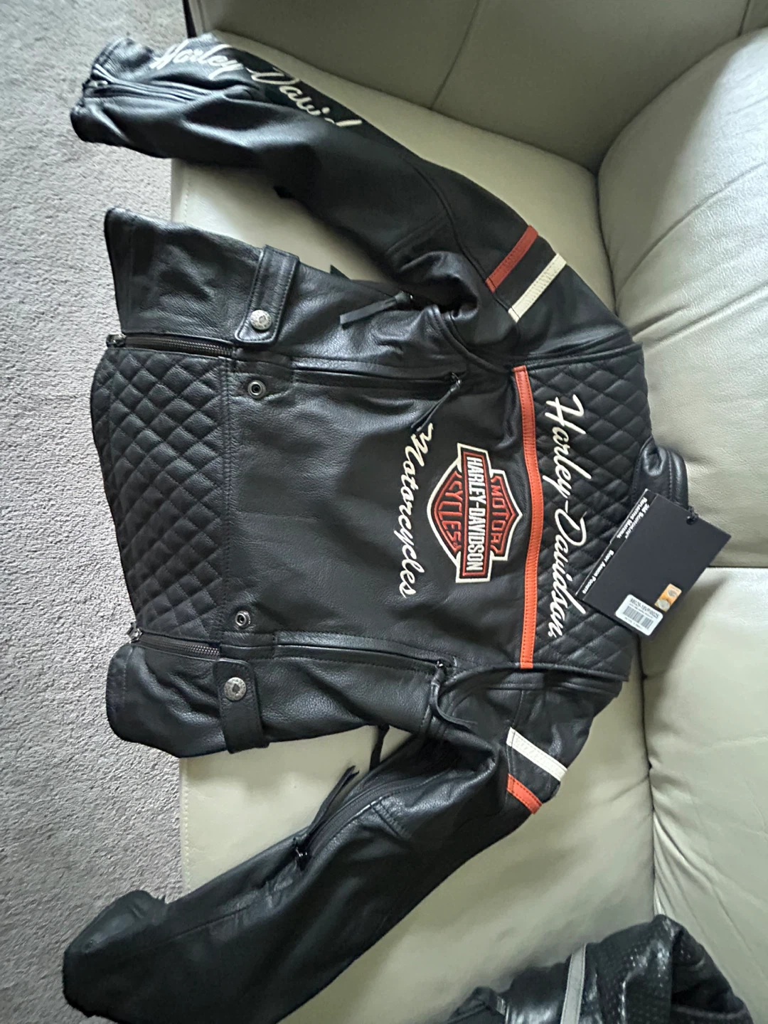 Harley-Davidson Leather Motorcycle Jacket - photo 2