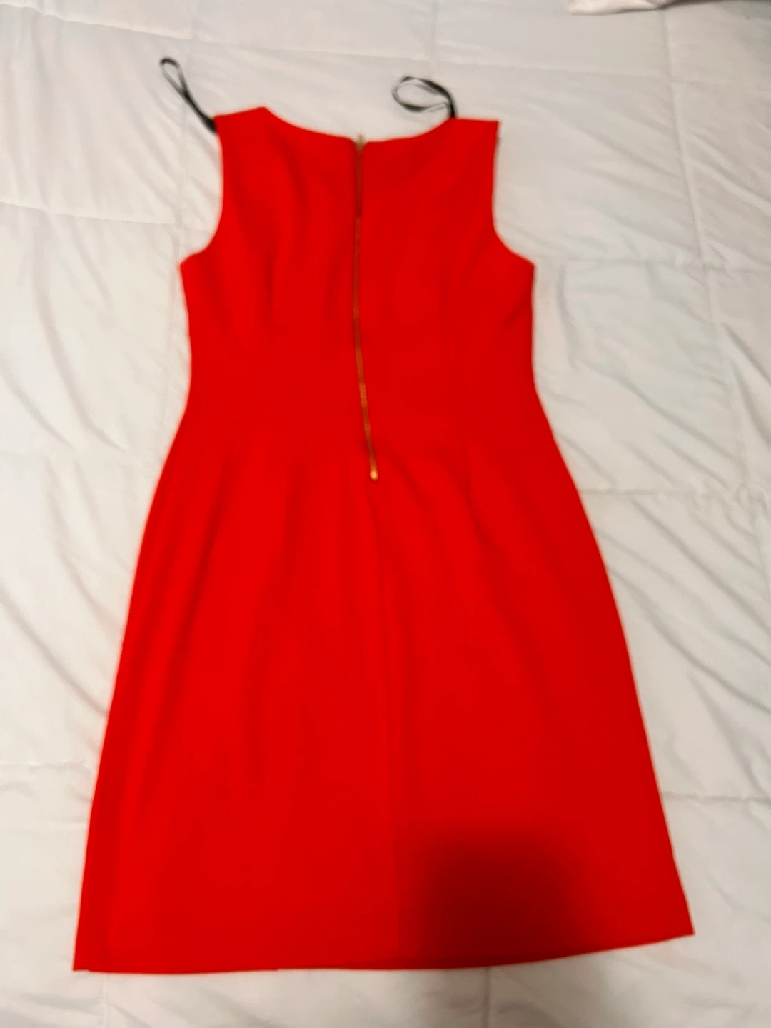 Calvin Klein Red Sleeveless Sheath Dress Size 10 - photo 2