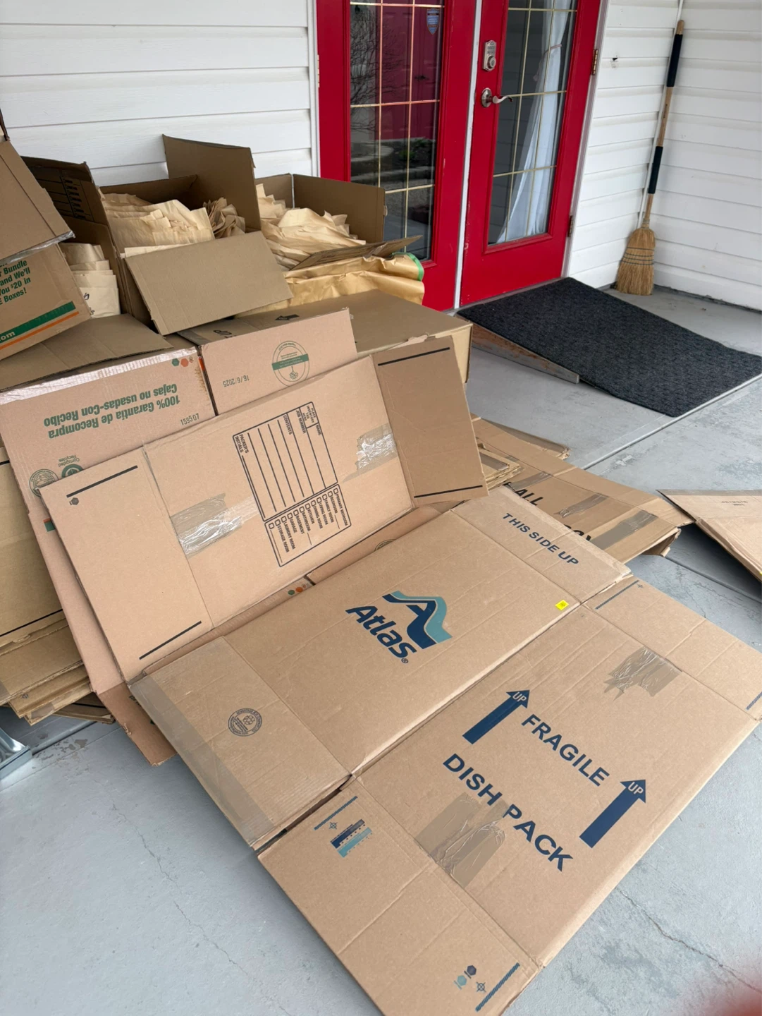 FREE Moving boxes and paper FREE