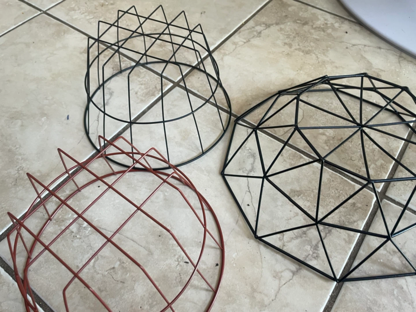 Geometric Wire Fruit Baskets - photo 2
