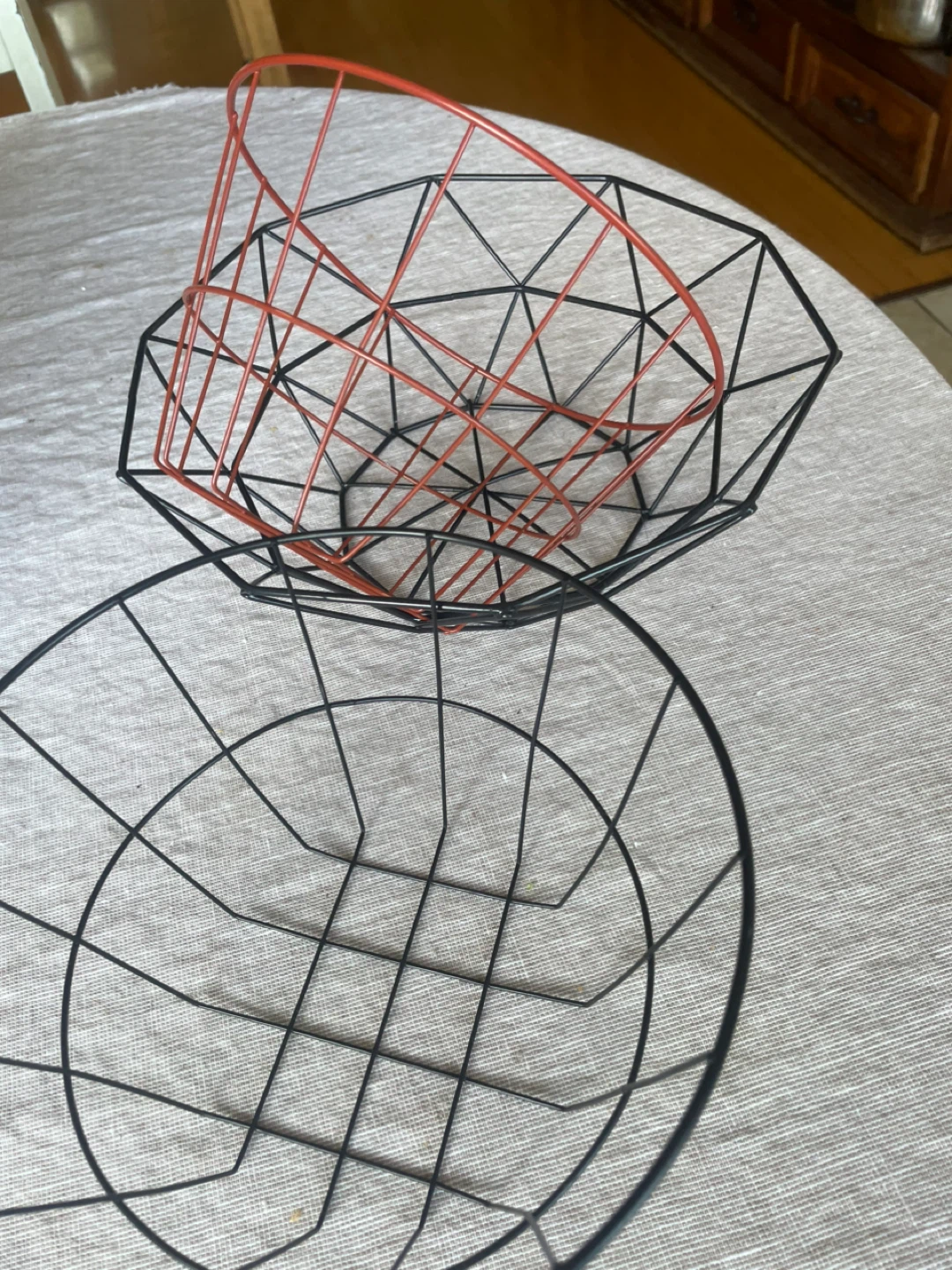 Geometric Wire Fruit Baskets - photo 3