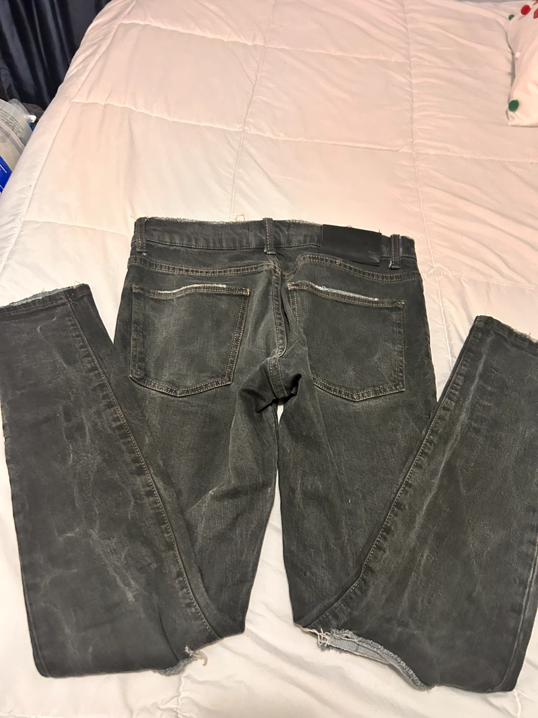 Amiri Distressed Black Jeans