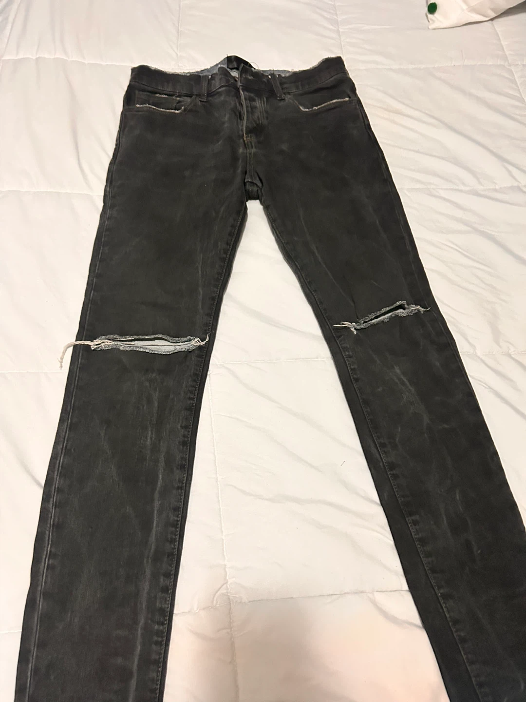Amiri Distressed Black Jeans - photo 4
