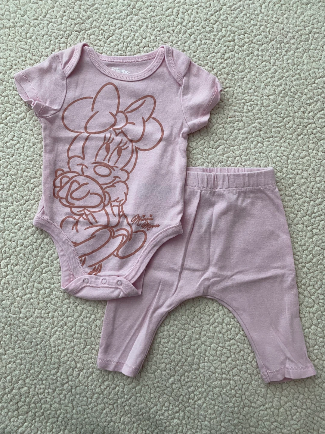 Disney Baby Minnie Mouse Onesie and Pants Set - 3-6 Months