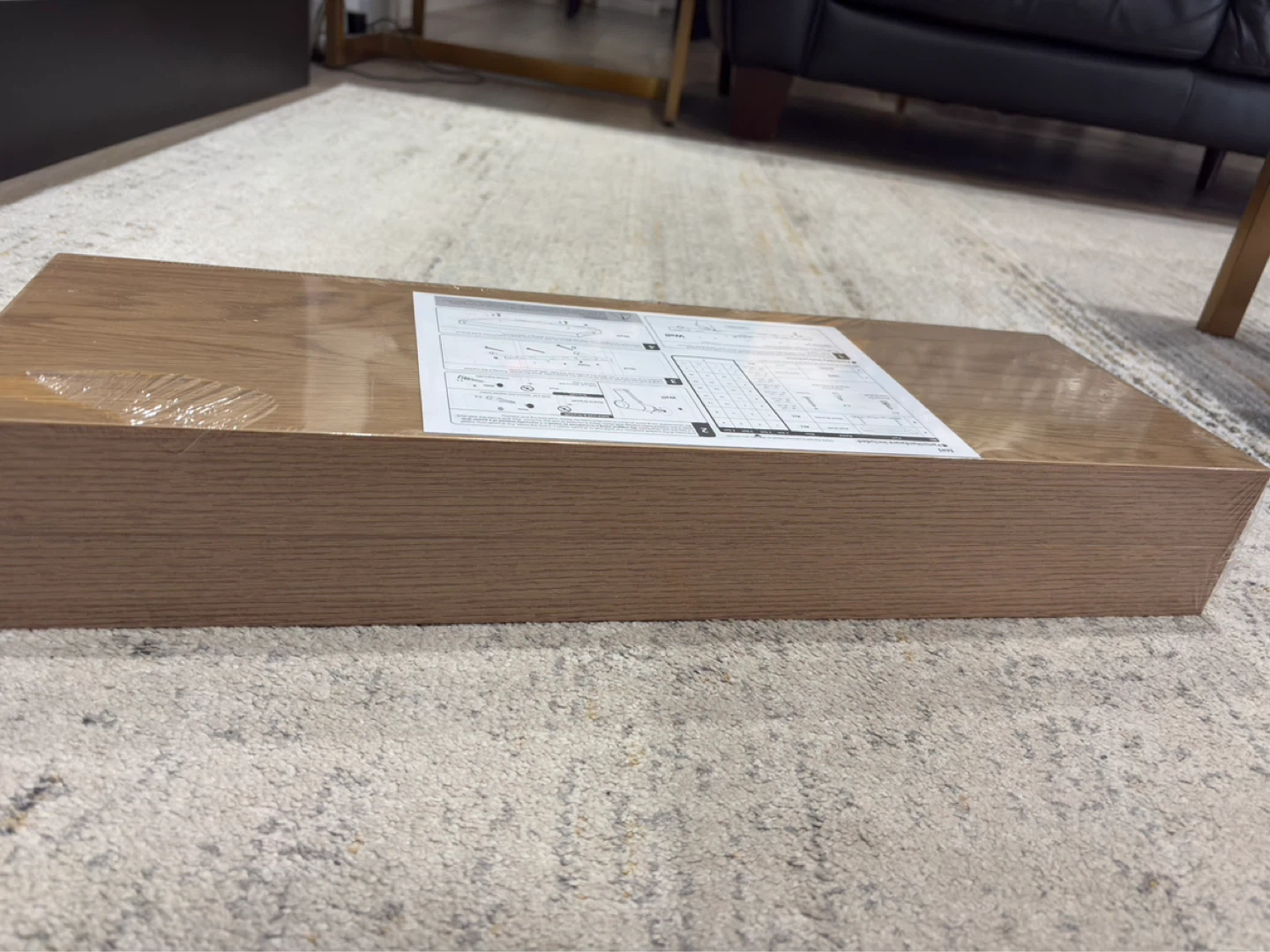 Set of 2 New Floating Shelf - Oak Finish - photo 3