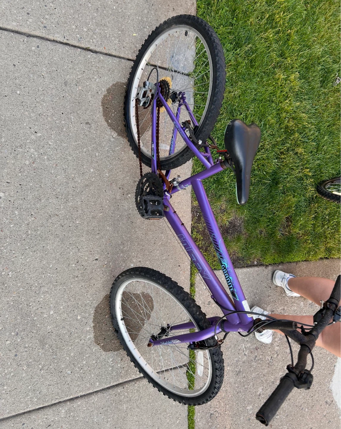 Huffy Granite Purple Mountain Bike 24in