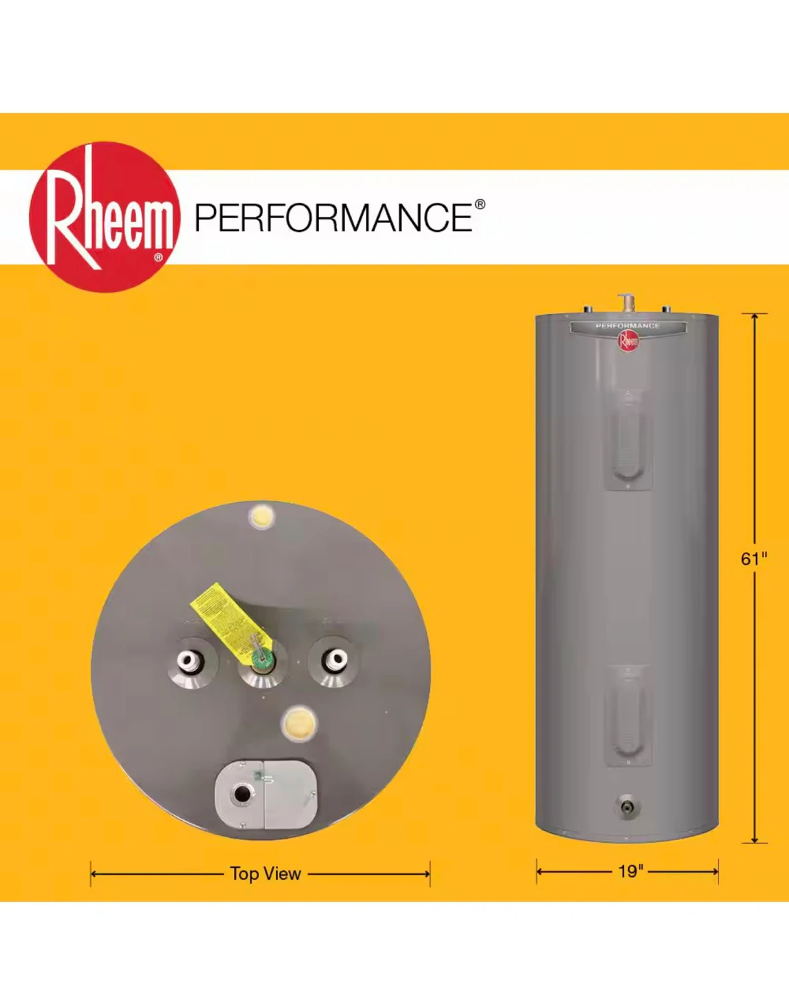 Rheem Performance Electric Water Heater - photo 2