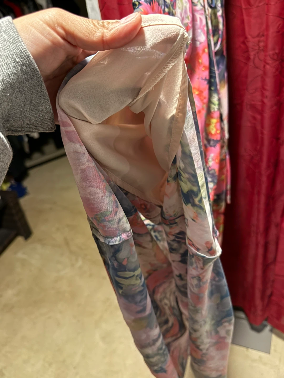 MAGGY LONDON Floral Halter Maxi Dress Size 12 - photo 5