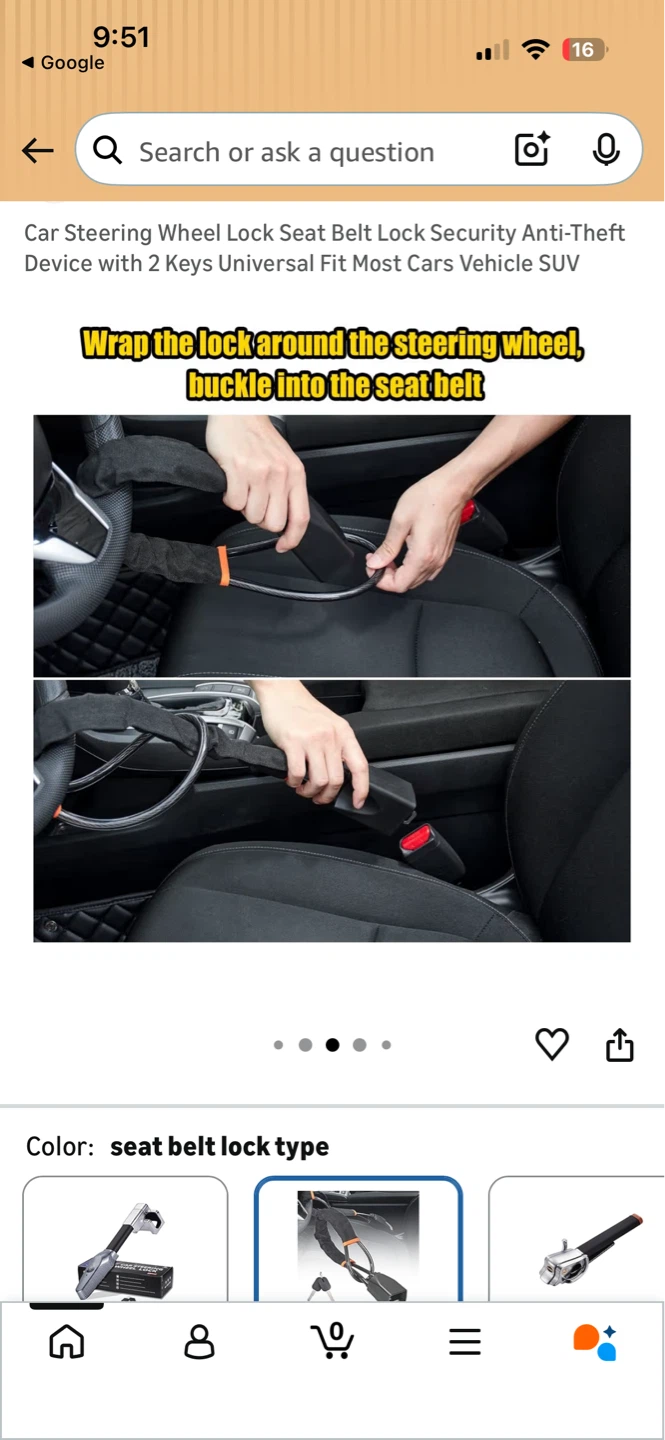 Car Steering Wheel Lock New - photo 5