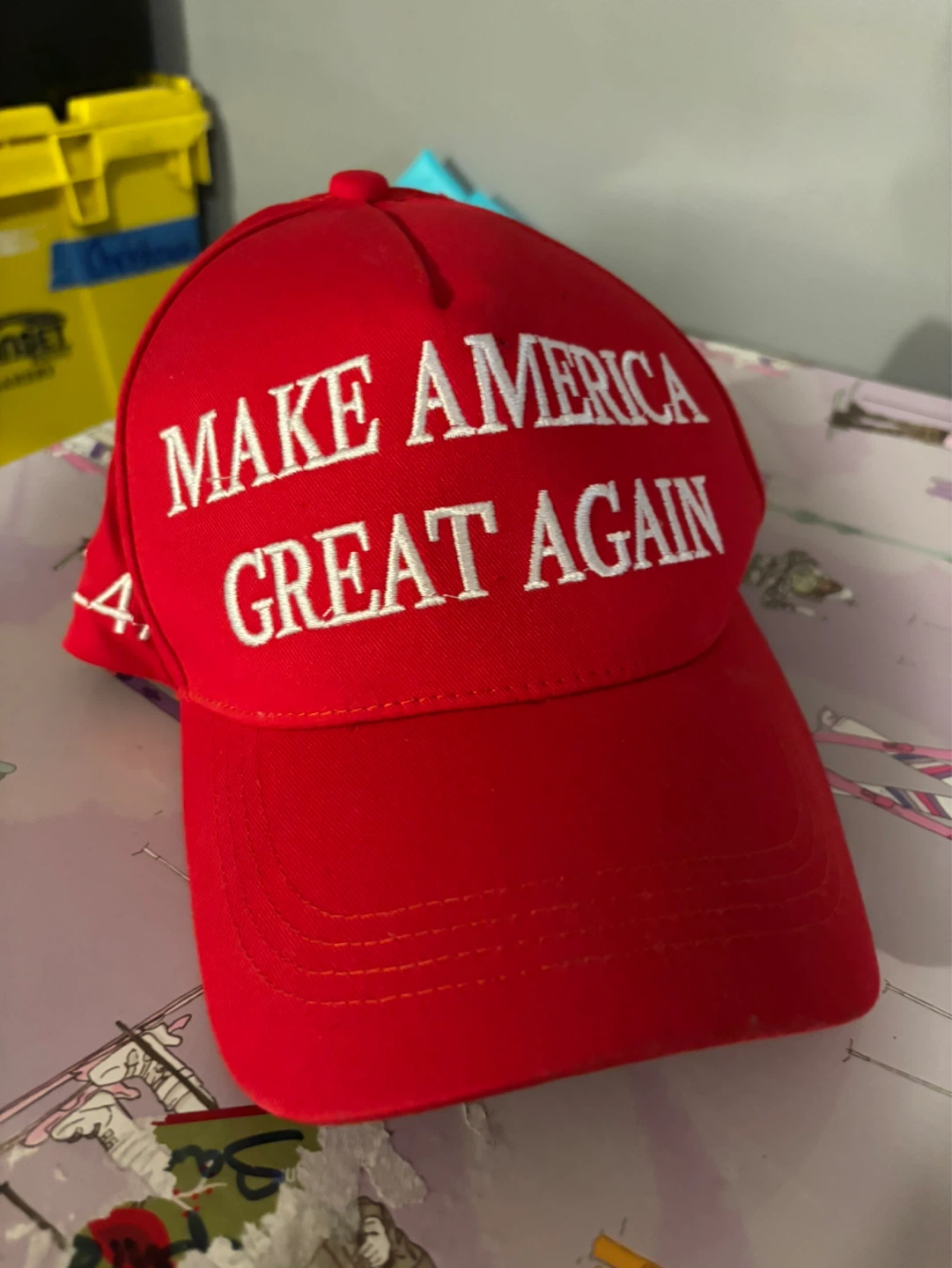 Red "Make America Great Again" Trump Baseball Cap