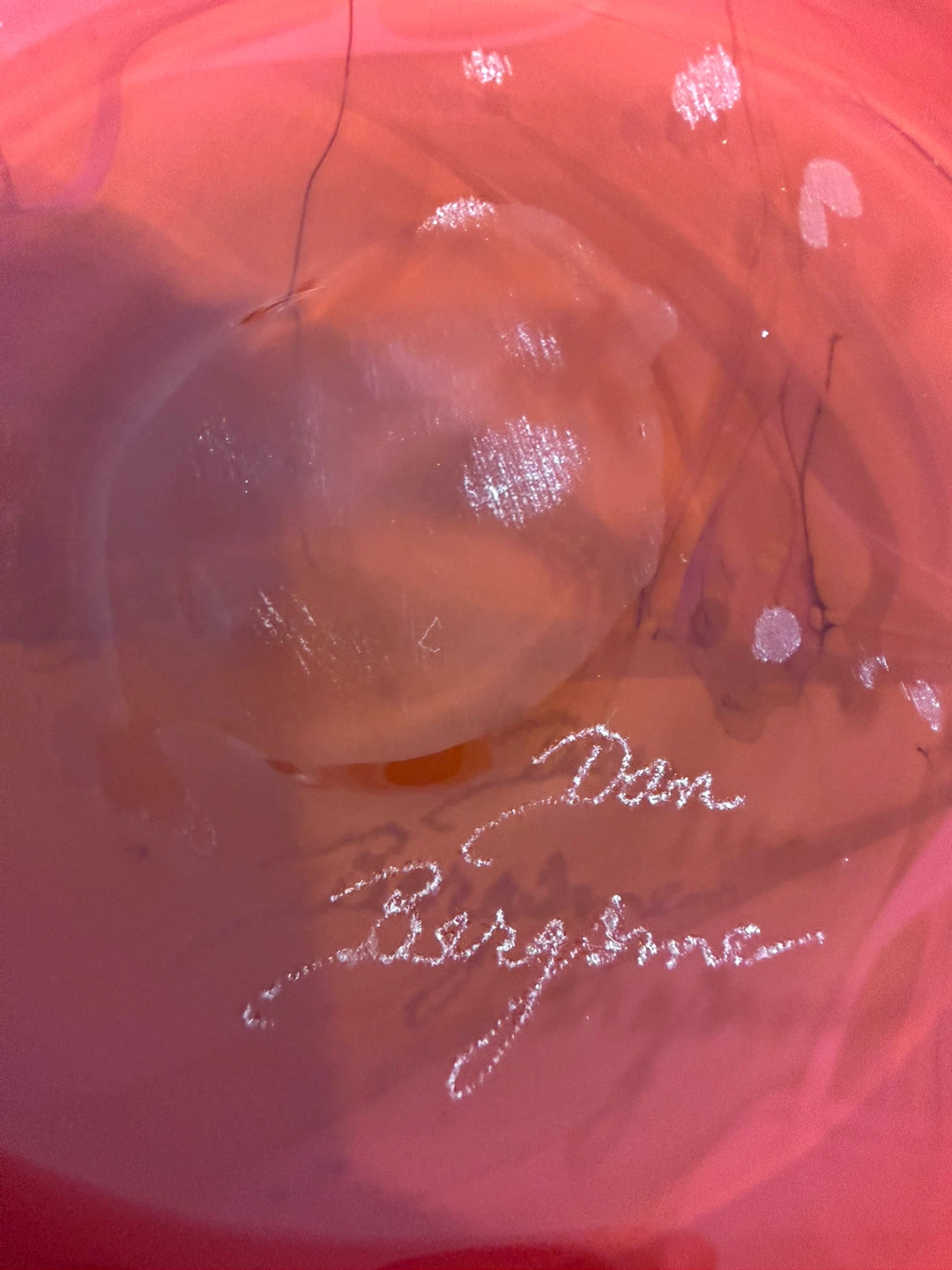 Dan Bergsma Art Glass Bowl - photo 3