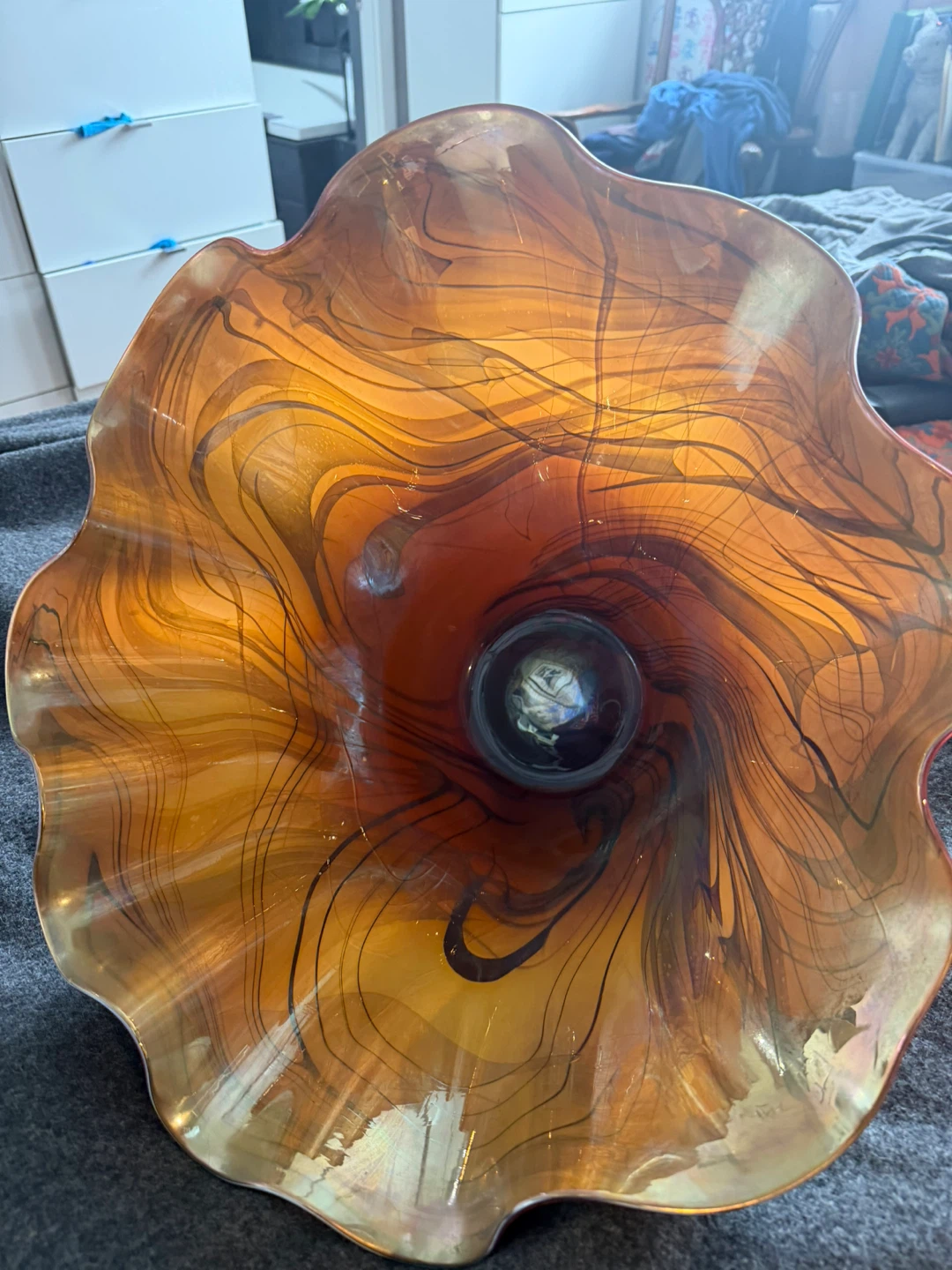 Dan Bergsma Art Glass Bowl - photo 4