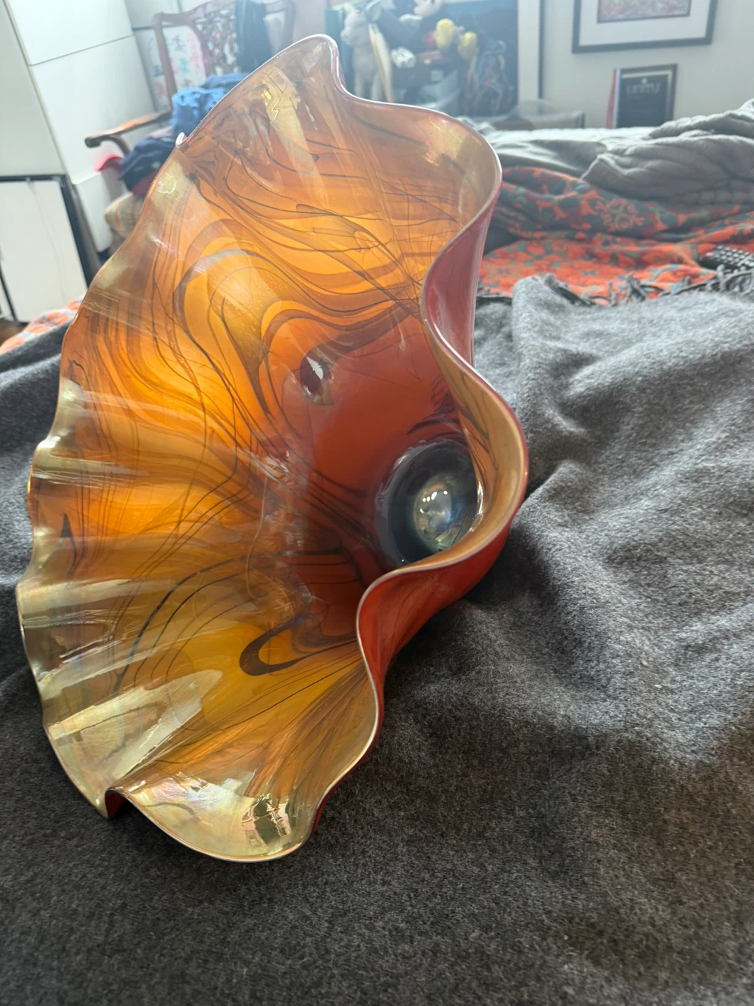 Dan Bergsma Art Glass Bowl - photo 2