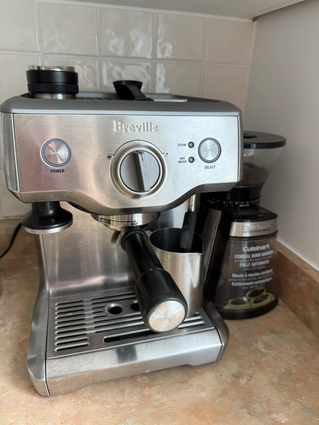 Breville coffee machine + grinder