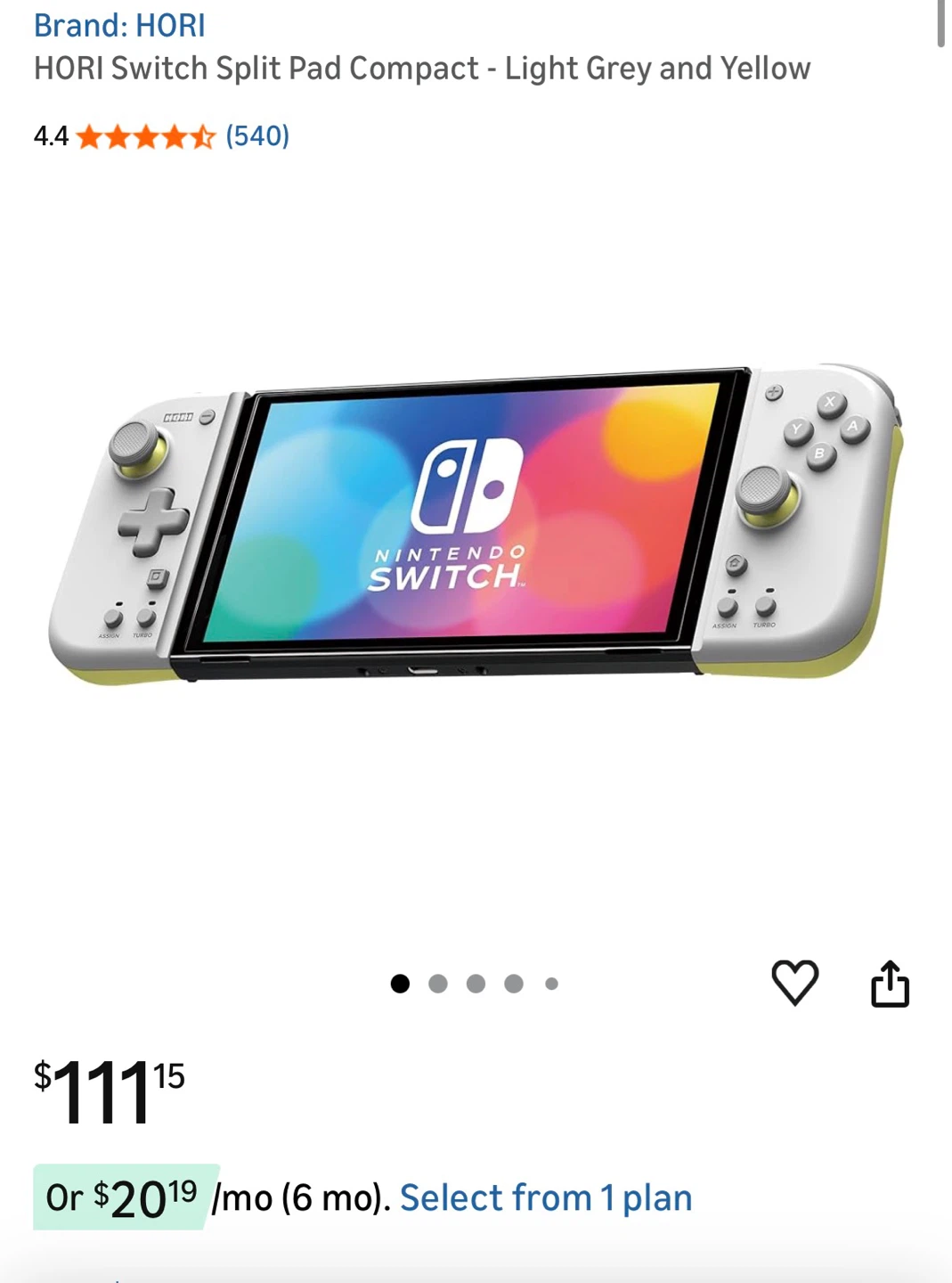 Hori Split Pad Compact for Nintendo Switch - photo 5