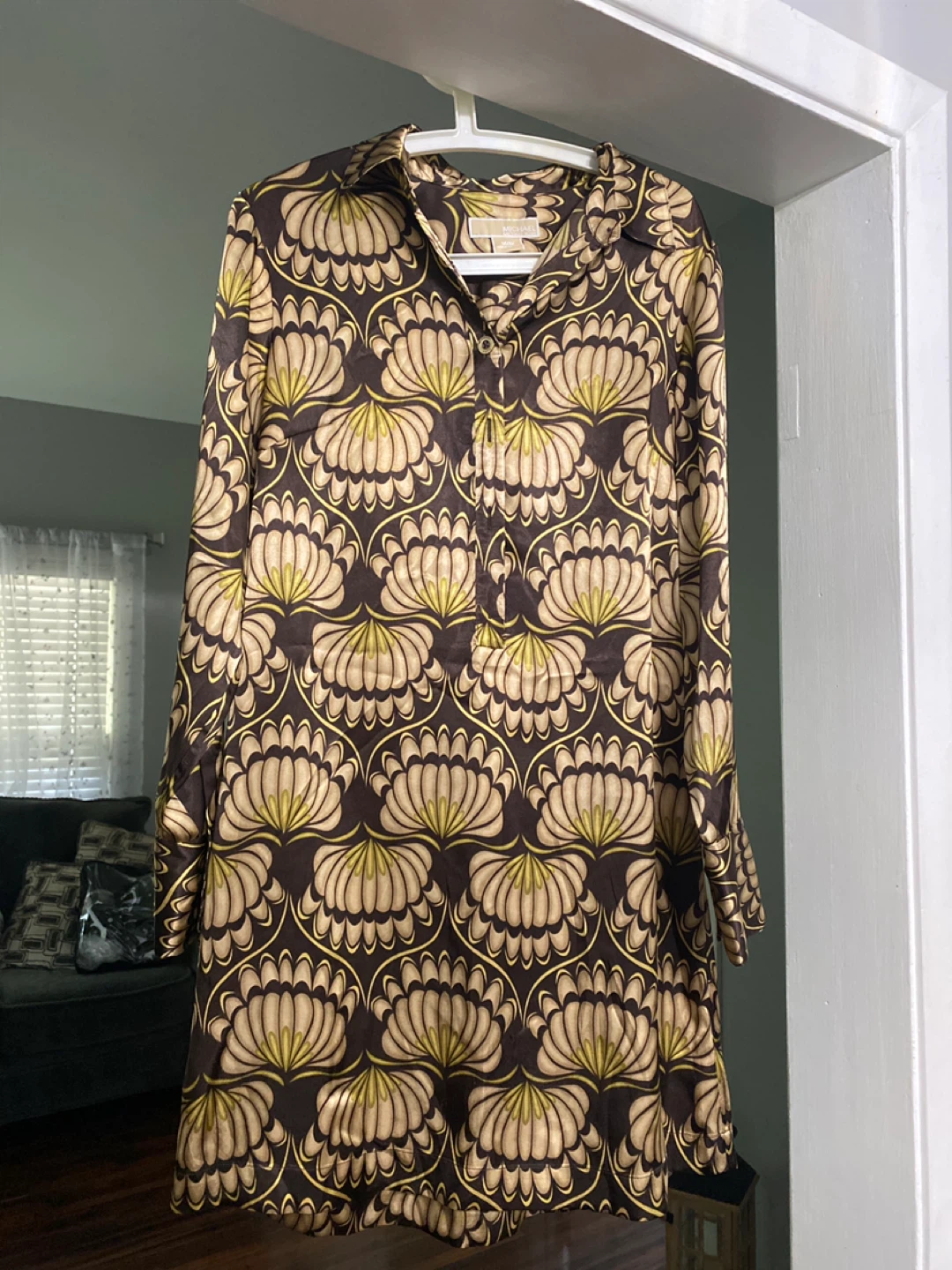 Michael Michael Kors Button-Up Shirt Dress