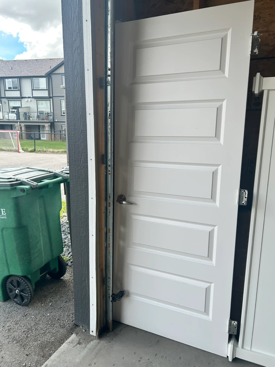 White 5-Panel Interior Door