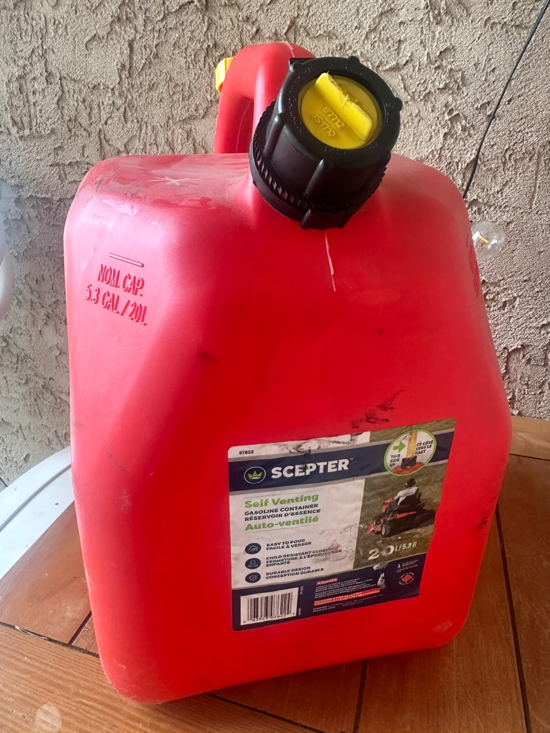 Scepter 20L Self-Venting Gasoline Container