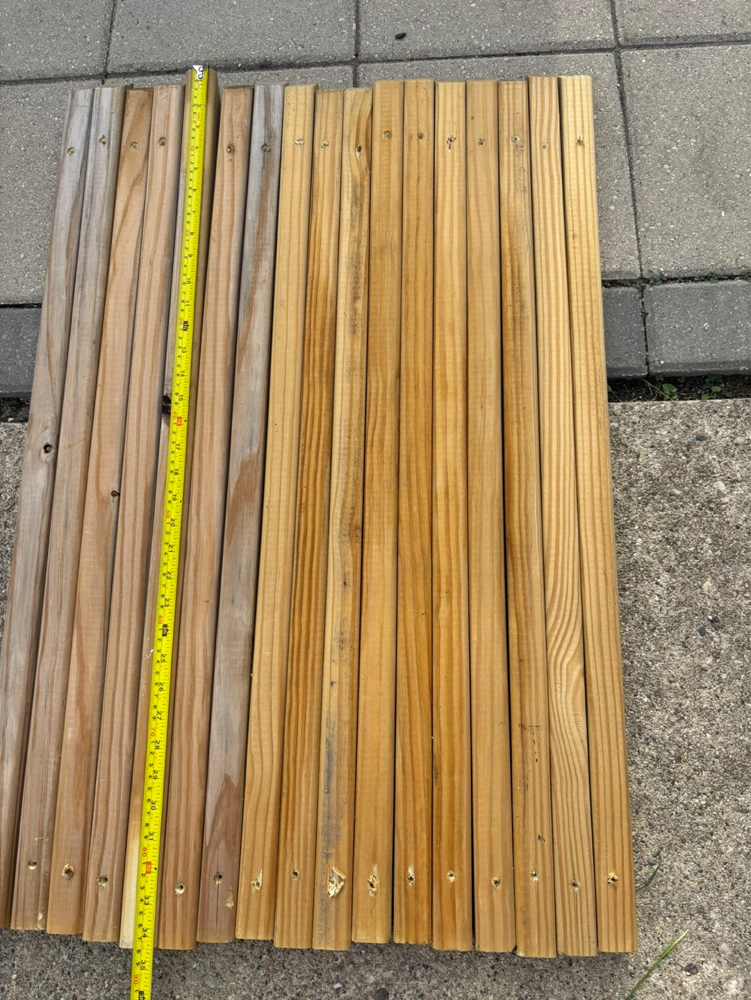 Wooden Square Slat Set 2-in - photo 2