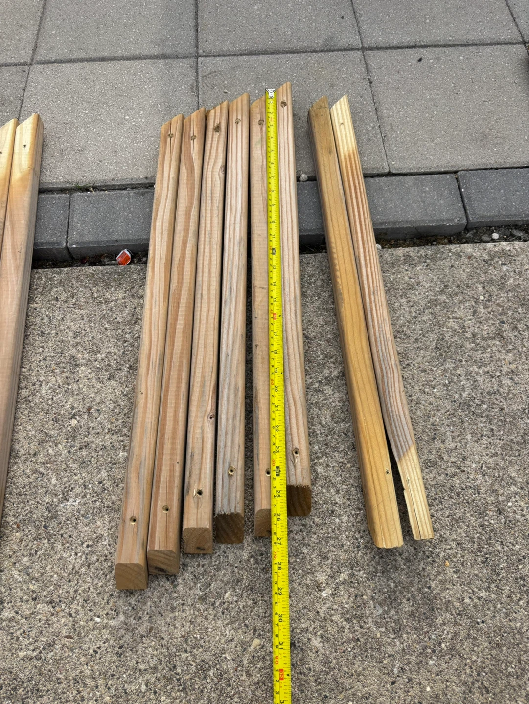 Wooden Square Slat Set 2-in - photo 3
