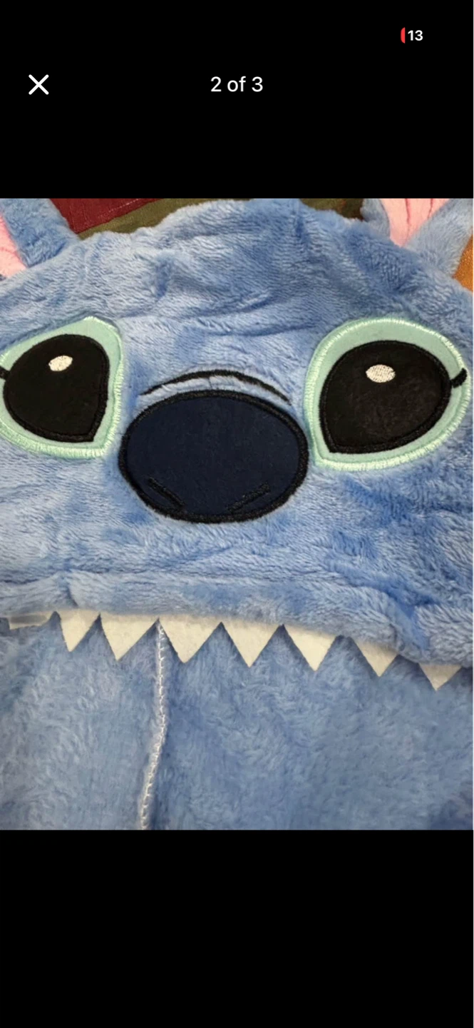 Blue Stitch Kigurumi Costume Pajamas - photo 2