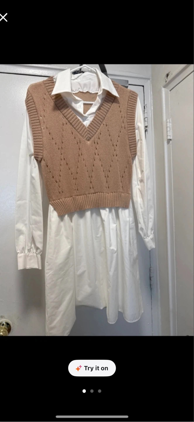 Women's White  Dress