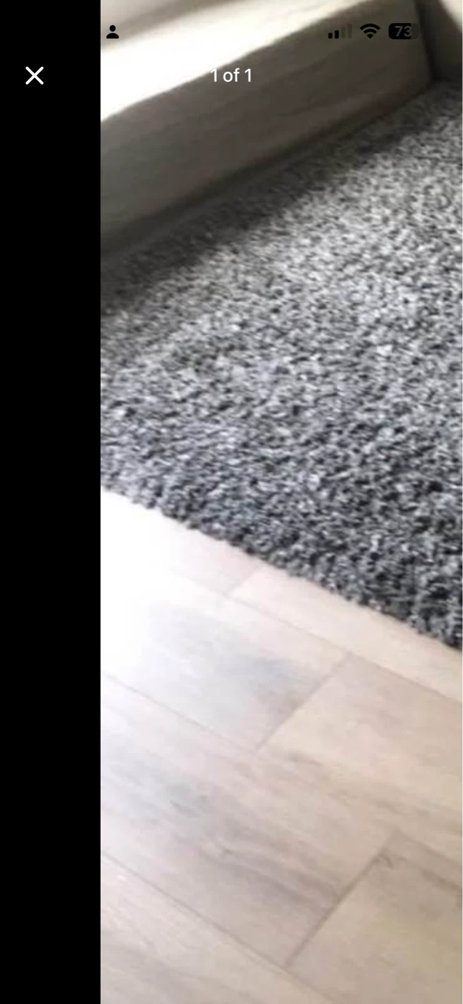 Grey Shag Area Rug