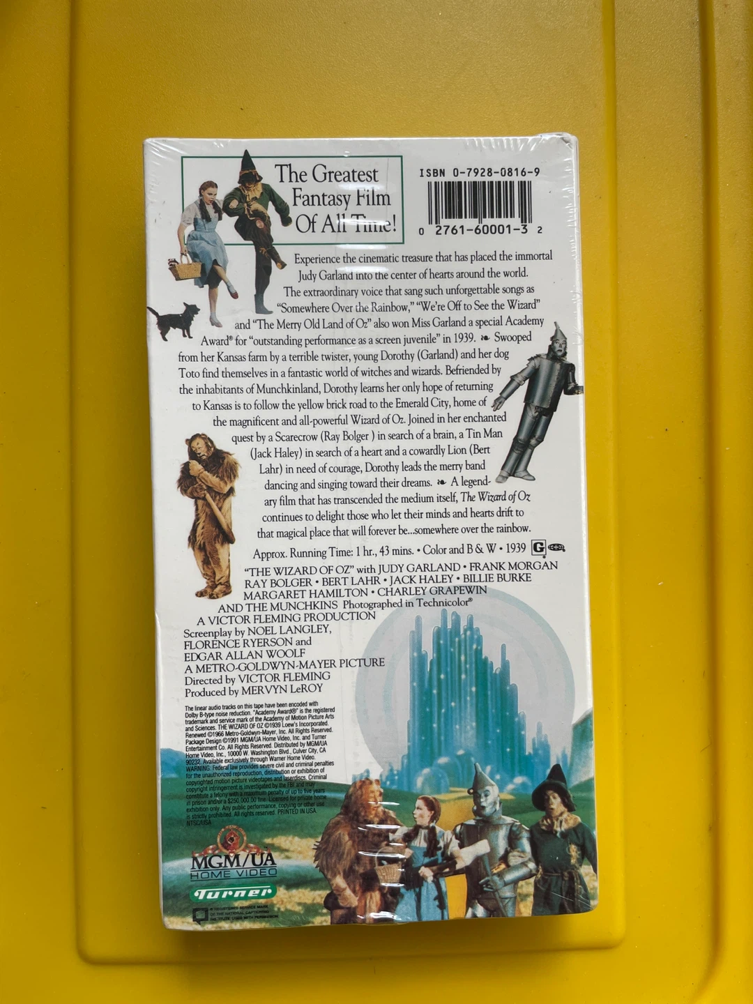 The Wizard of Oz VHS MGM/UA Home Video - photo 2
